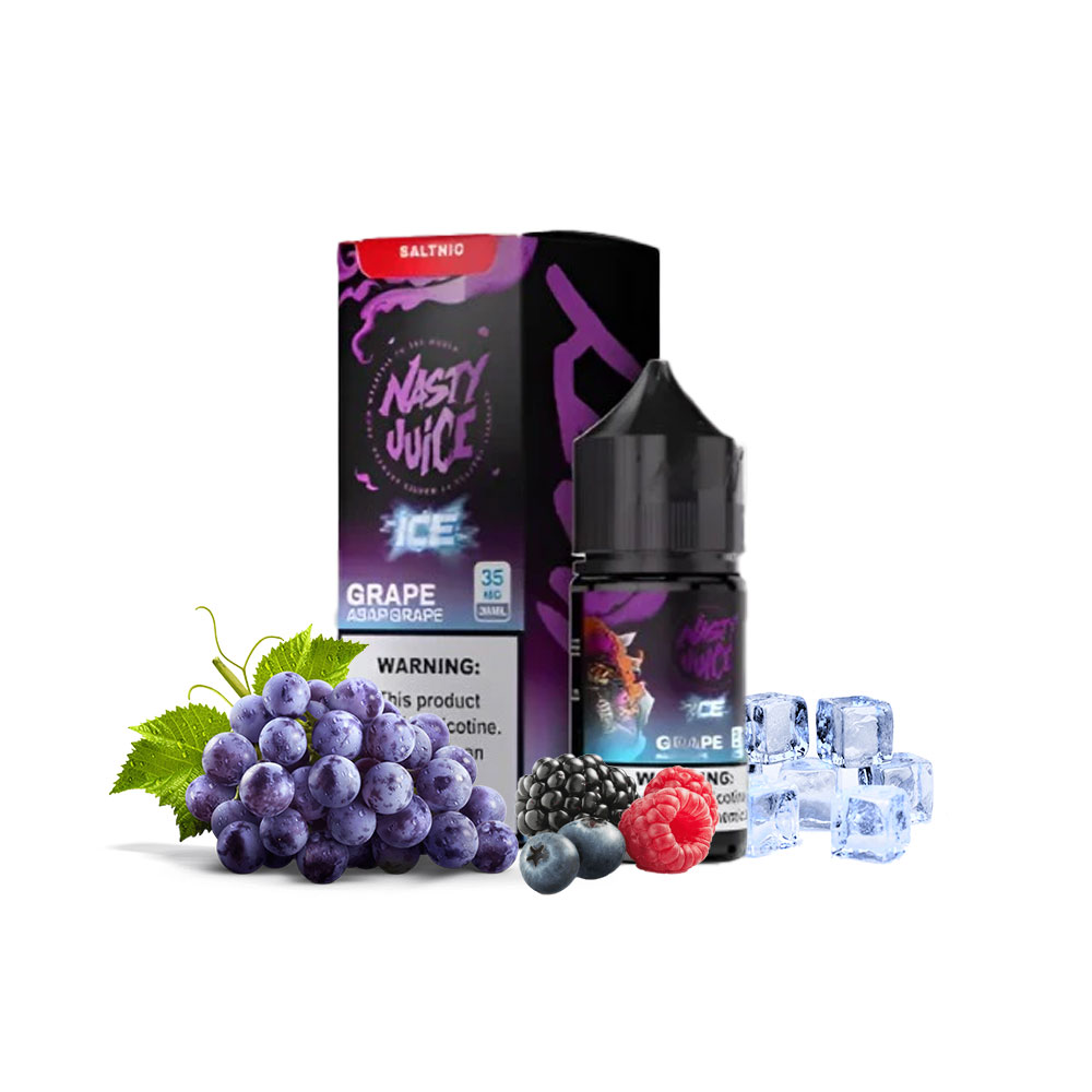 نیکوتین سالت انگور یخ ASAP GRAPE ICE نستی