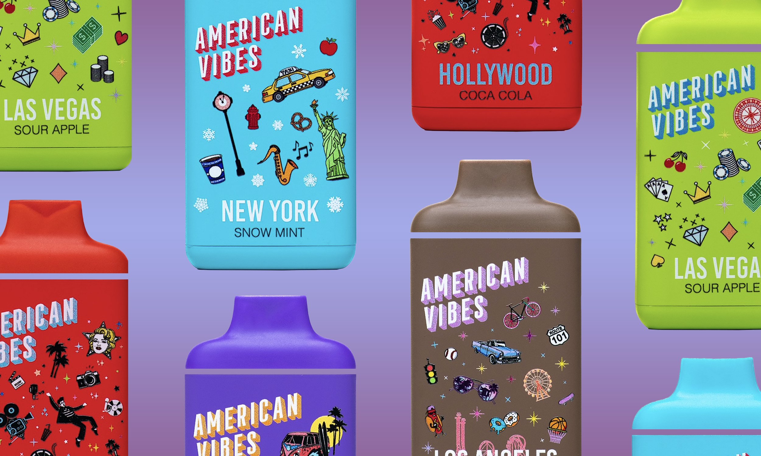 پاد یکبارمصرف 10000 پاف امریکن وایب - American vibes 10000puff