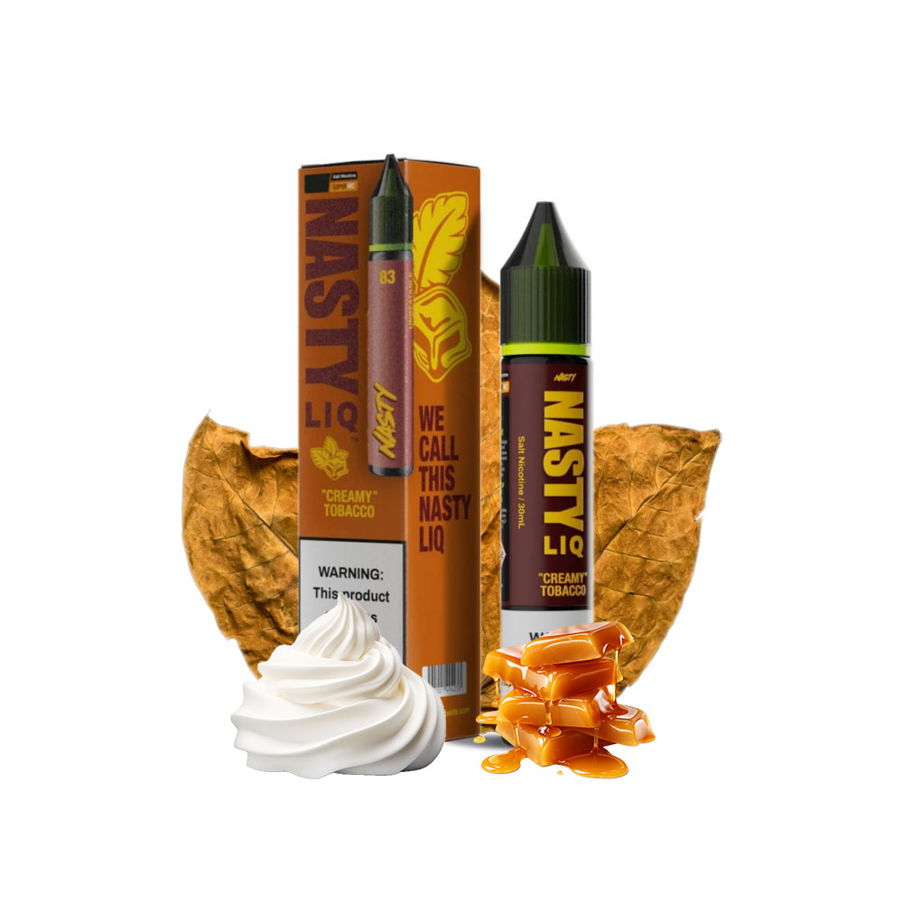 نیکوتین سالت تنباکو خامه نستی LIQ 83 Creamy Tobacco (سری جدید)