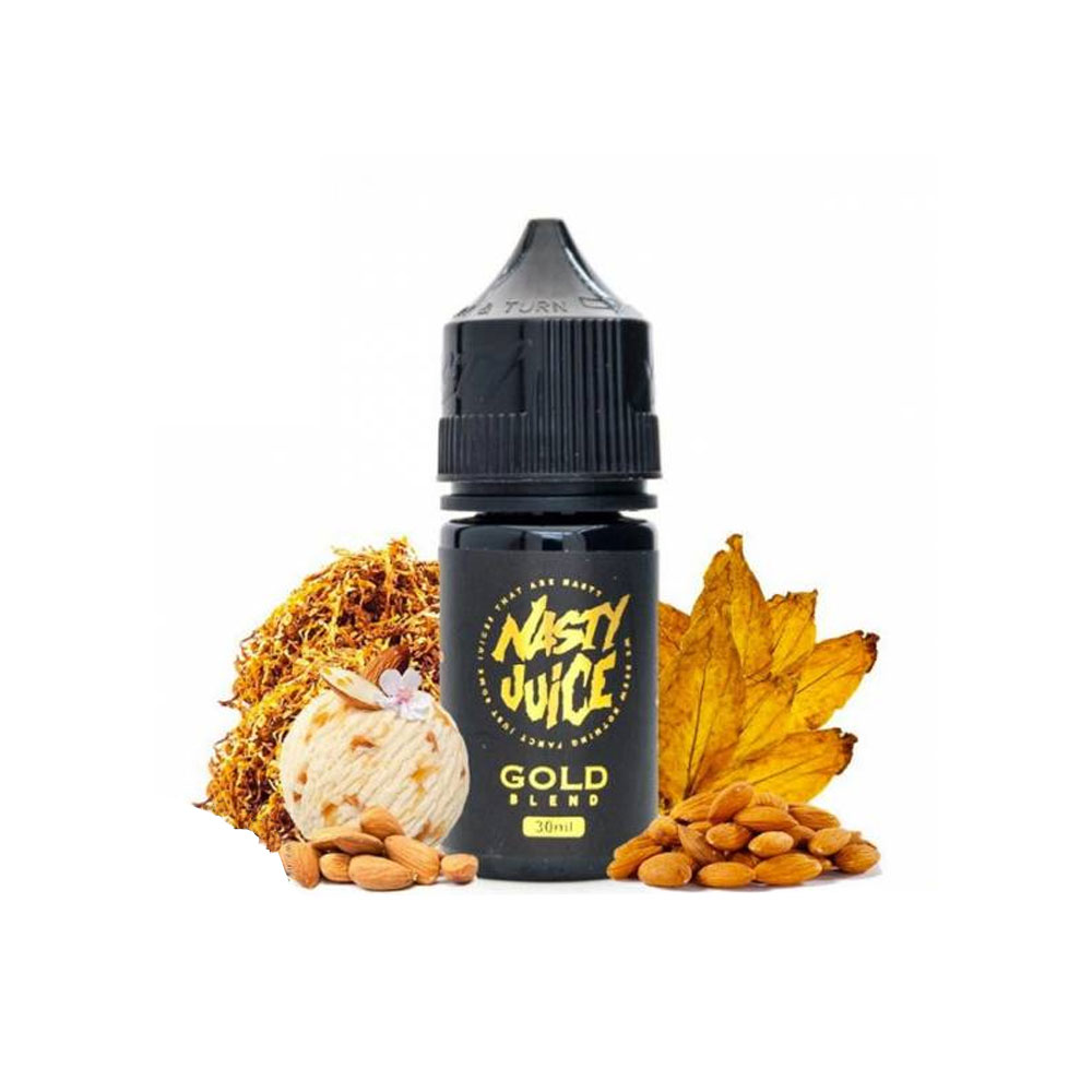 نیکوتین سالت بادام تنباکو گلد نستی Nasty Gold Blend