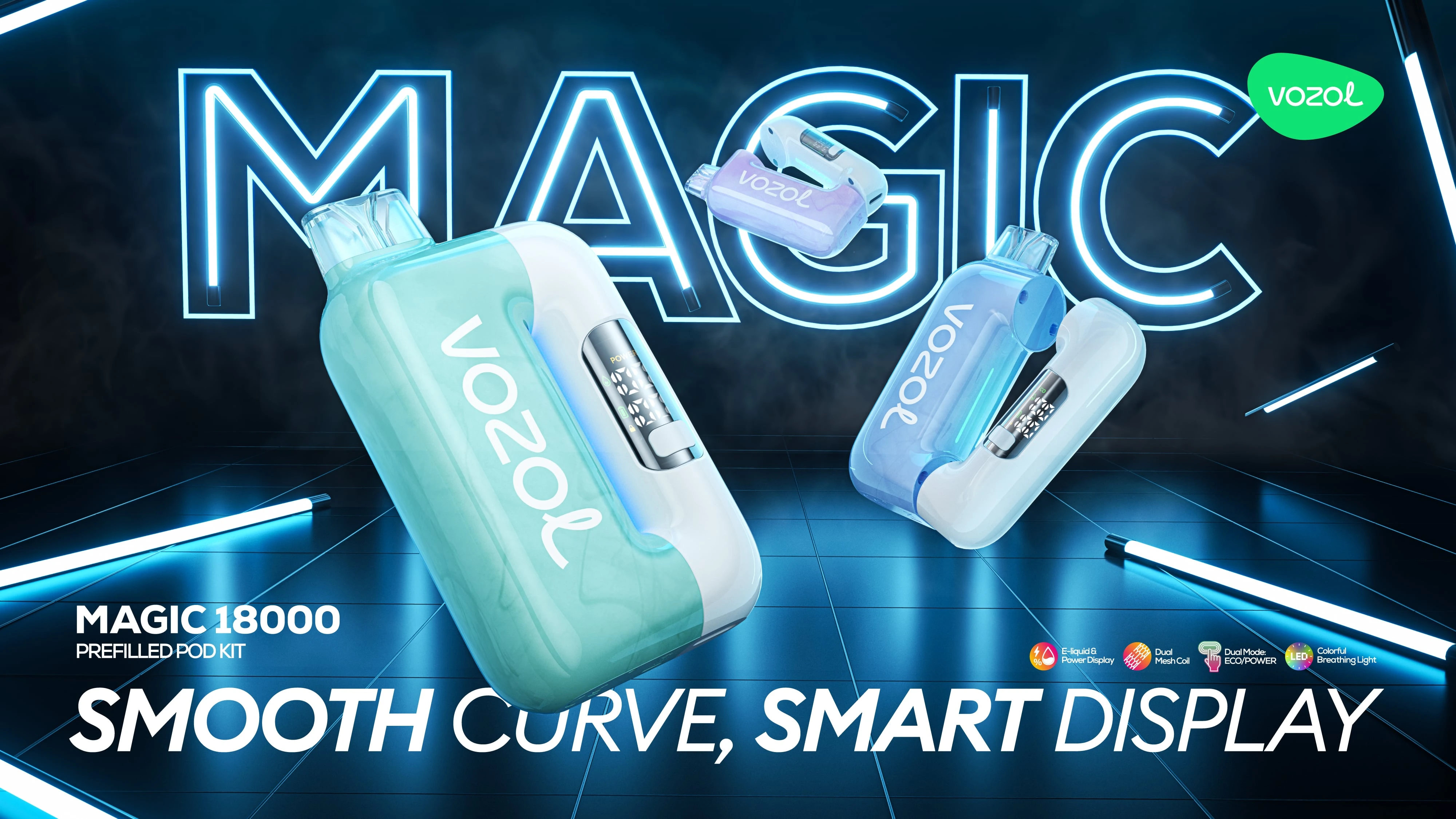 پاد یکبارمصرف 54000 وزول  vozol 54000-مجیک- magic