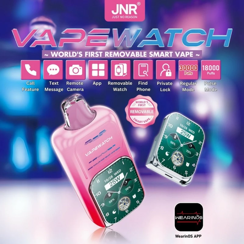 پاد یکبارمصرف 30 هزار پاف اپل Vape watch 30000