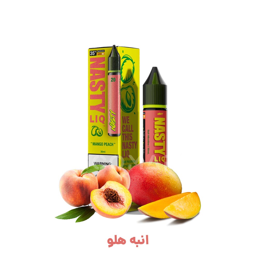 نیکوتین سالت انبه هلو نستی Nasty LIQ Mango Peach